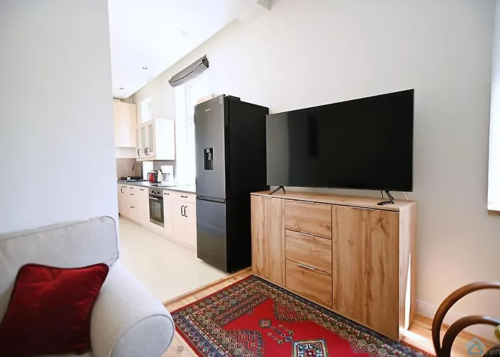 Beige And Red 3city In With Outdoor Parking By Renters Apartment